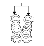 1788120100 - Engine: Intake Hose for Lexus: ES300 Image