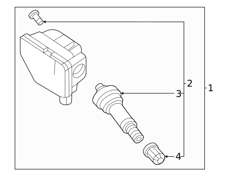Tire Pressure Monitor Components for 2023 Nissan ARIYA #0