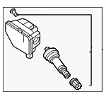 407006RA0B - Electrical: Tire Sensor for Nissan: ARIYA, Rogue Image