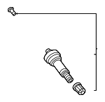 407706RA0A - Electrical: Valve Stem for Nissan: Altima, ARIYA, Frontier, LEAF, Murano, Pathfinder, Rogue Image