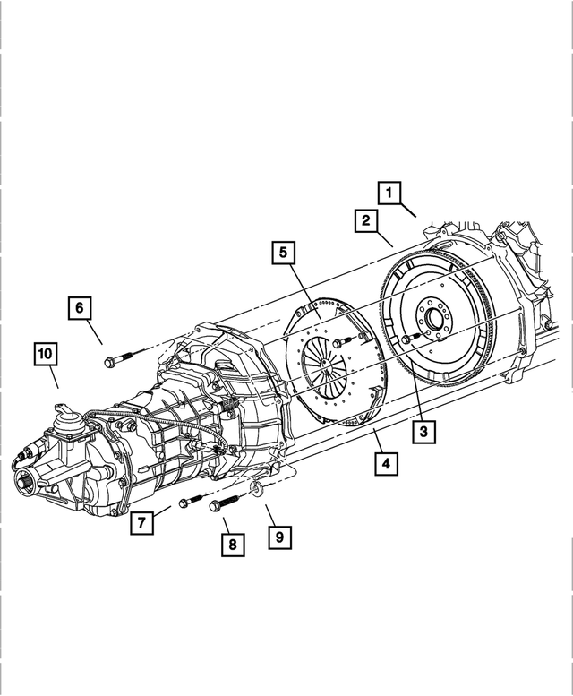 6036611AA - Clutch: Bolt for Mopar Image