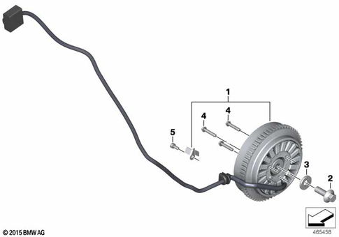 Alternator with Pulley and Mounts for 2017 BMW-Motorrad C 650 Sport #0