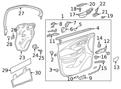 Power Seats for 2018 Buick Envision #1