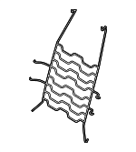 52105B3C511 - Body: Seat Back Cushion Spring for BMW Image