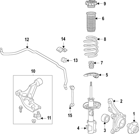 Suspension Components for 2020 Chevrolet Trax #0