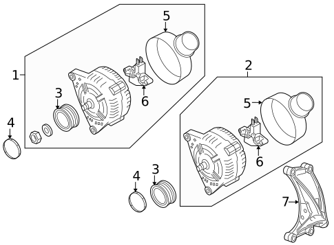 Alternator for 2009 Audi A6 Quattro #0