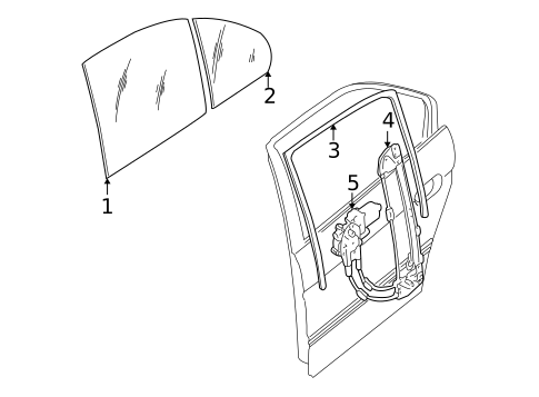 Rear Door for 2000 BMW M5 #0
