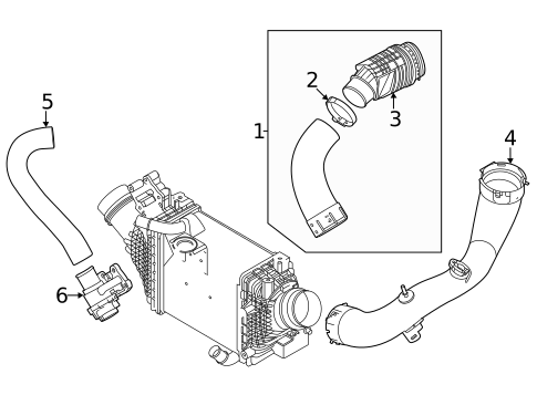 Intercooler for 2023 Genesis GV70 #1