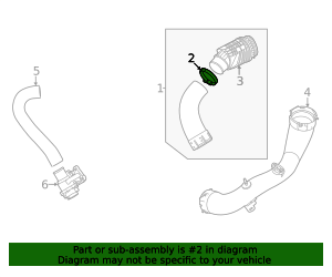 2021-2025 Hyundai Inter-Cooler Pipe Clamp 28292-2F070 | QuirkParts
