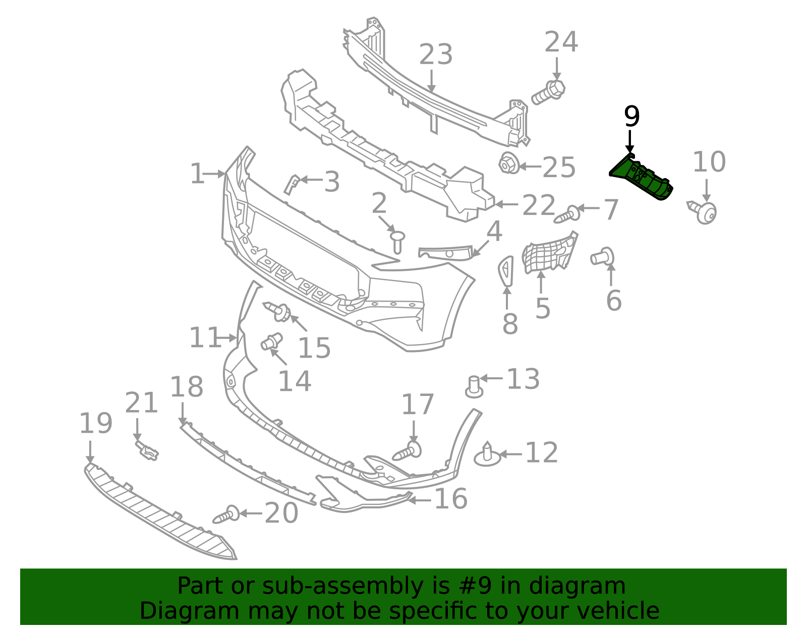 2021-2023 Hyundai Santa Fe Side Bracket 86552-S1500 | MotorMotor