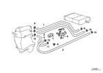 64218391252 - Heater and Air Conditioning: Hose F Engine Inlet and Water Valve for BMW Image