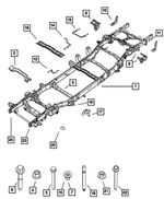 68138170AD - Frame, Bumper and Fascia: Chassis Frame Assembly for Dodge: Ram 1500 | Ram: 1500 Image