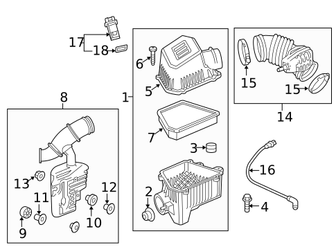 Air Intake for 2014 GMC Terrain #0