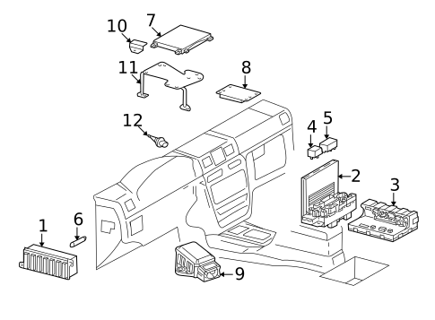 Electrical Components for 2010 Mercedes-Benz G55 AMG #0
