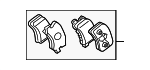 MZ690894 - Brakes: Disc Brake Pad Set for Mitsubishi Image image
