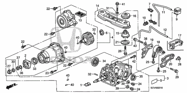 Rear Differential - Mount for 2008 Honda Element #0