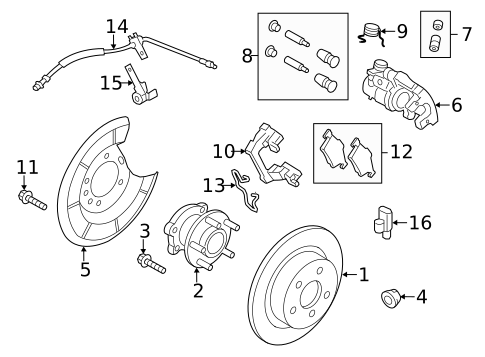Disc Pads & Brake Shoes for 2016 Ford Escape #1