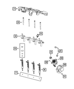 6511832AA - Fuel and Accelerator Pedal: 6 Lobe External Head Bolt for Mopar Image