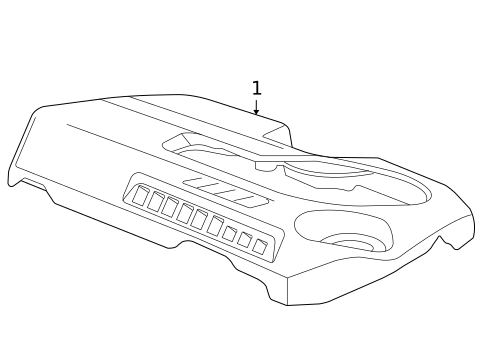 Engine Appearance Cover for 2006 Chevrolet Monte Carlo #0