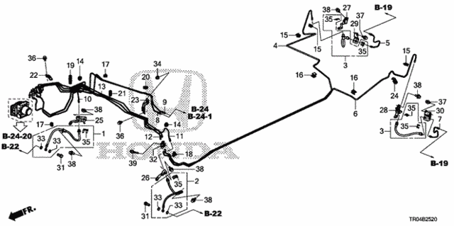 Brake Lines (Drum) for 2012 Honda Civic #0