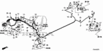 46330TR0A00 - Chassis: PIPE C, BRAKE for Honda Image