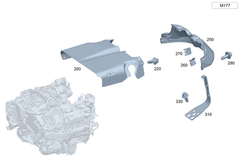 Shielding and Damping to Engine, Transmission, Front Axle Differential for 2026 Mercedes-Benz AMG GT 63 Pro #0