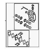 58110B1330 - : Caliper Assembly for Genesis: G80 Image