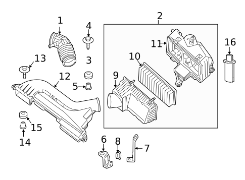 Air Intake for 2007 Nissan Altima #0
