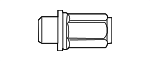 90942A1002 - Tire &amp; Wheel: Wheel Lug Nut for Toyota Image