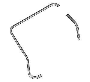 51765A1CEE5 - : Weatherstrip for BMW Image