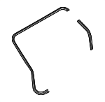 51765A1CEE5 - : Weatherstrip for BMW Image