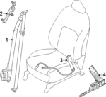 868857BA8A - : Outer Belt Assembly for Nissan: Murano Image