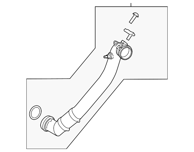 2017-2021 Ford Inter-Cooler Hose HL3Z-6F073-A | OEM Parts Online