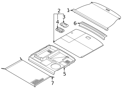 Interior Trim - Rear Body for 2023 Genesis GV60 #0