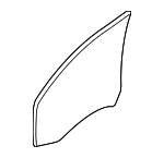 22627166 - Body: Door Glass for Chevrolet: Malibu Image