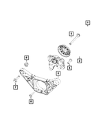 68297684AB - Differential and Drive Line: Differential Bracket for Mopar Image image