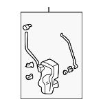 72110ST8A12 - Body: Lock Assembly for Acura: Integra Image