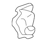 72175SH3901 - Body: Lock Rod Rod Holder for Acura: Integra, TL Image