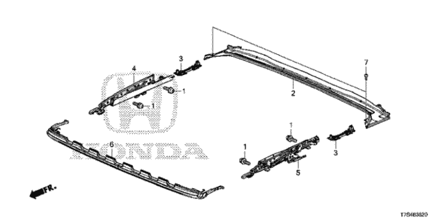 Roof Slide Components for 2019 Honda HR-V #0