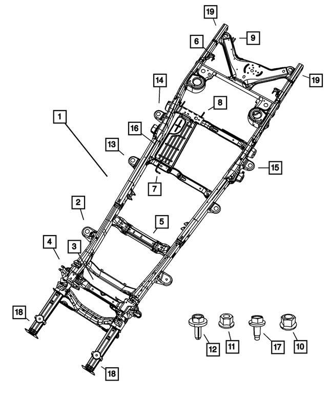 52021548AB - : Body Mount Bracket for Mopar Image