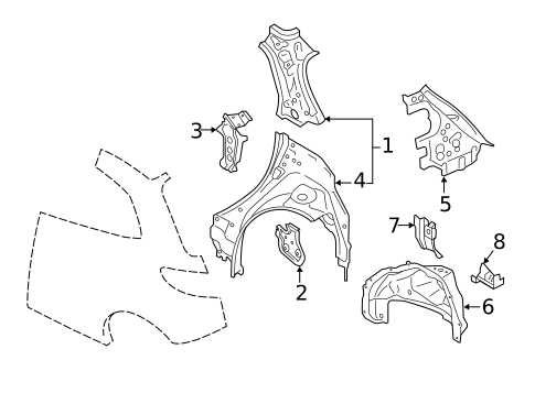 Inner Structure for 2013 Mazda 2 #0