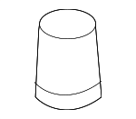 17227579121 - Cooling System: Rear Bracket Spacer for BMW Image