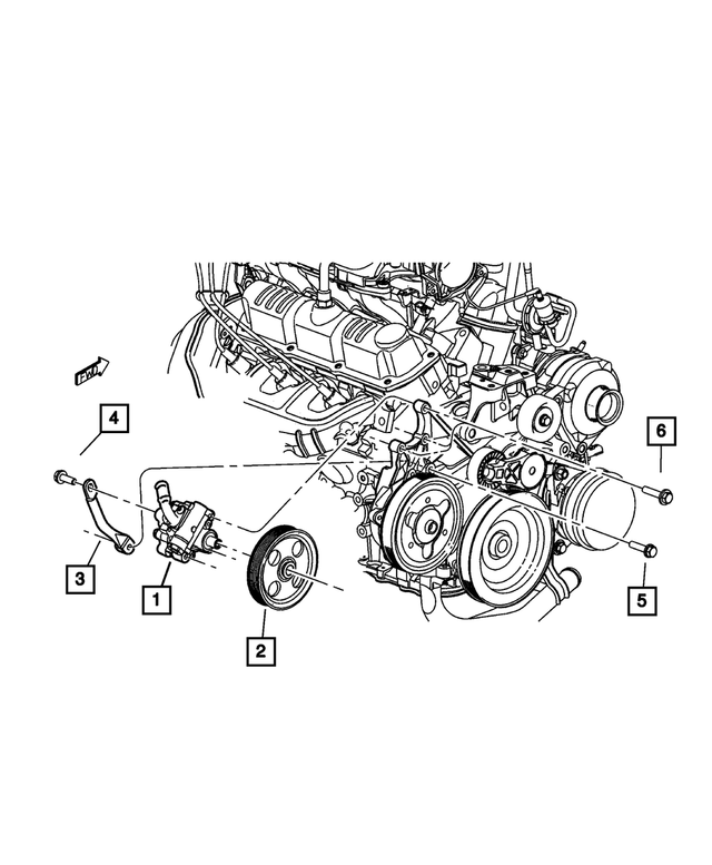 6506676AA - : Hex Head Screw And Washer for Mopar Image