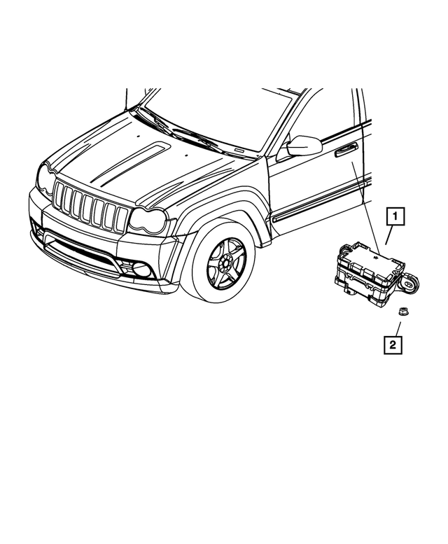 56029483AA - Electrical: Dynamics Sensor for Mopar Image