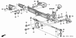53536S5A900 - Chassis: WASHER, TIE ROD LOCK for Acura Image