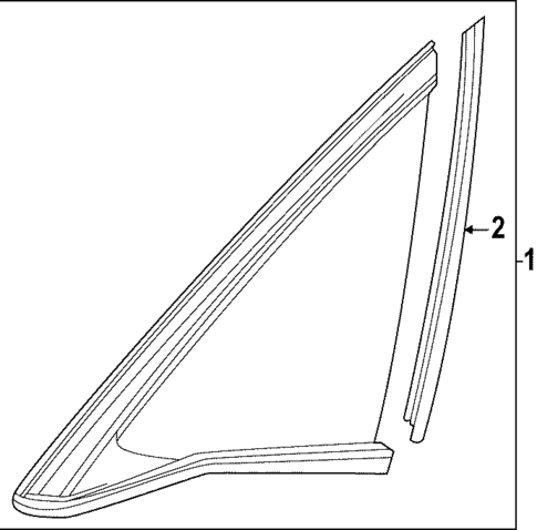 Glass & Hardware for 2022 Honda Civic #0