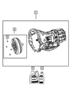 R8036706AF - 42RLE; 4-Speed; Automatic Transmission: With Torque Converter Transmission Kit for Jeep: Wrangler Image image