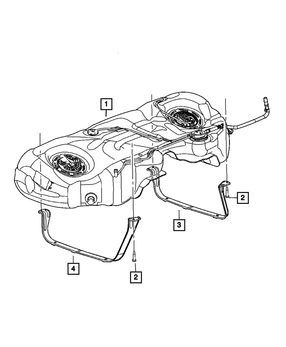 Fuel Tank - Mopar (68051891AB)