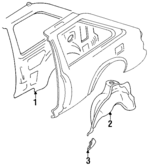 B03770100 - Body: Inner Panel for Mazda: GLC Image