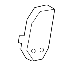 81129S5AJ01 - Body: Occupant Sensor Cover for Acura: RL, RSX, TL, TSX Image